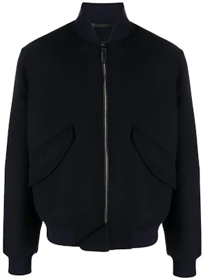 喬治阿瑪尼FW23純色拉鍊飛行員外套午夜藍 3WGOB0AX-T0200-UBWF Buy 喬治阿瑪尼FW23純色拉鍊飛行員外套午夜藍 3WGOB0AX-T0200-UBWF