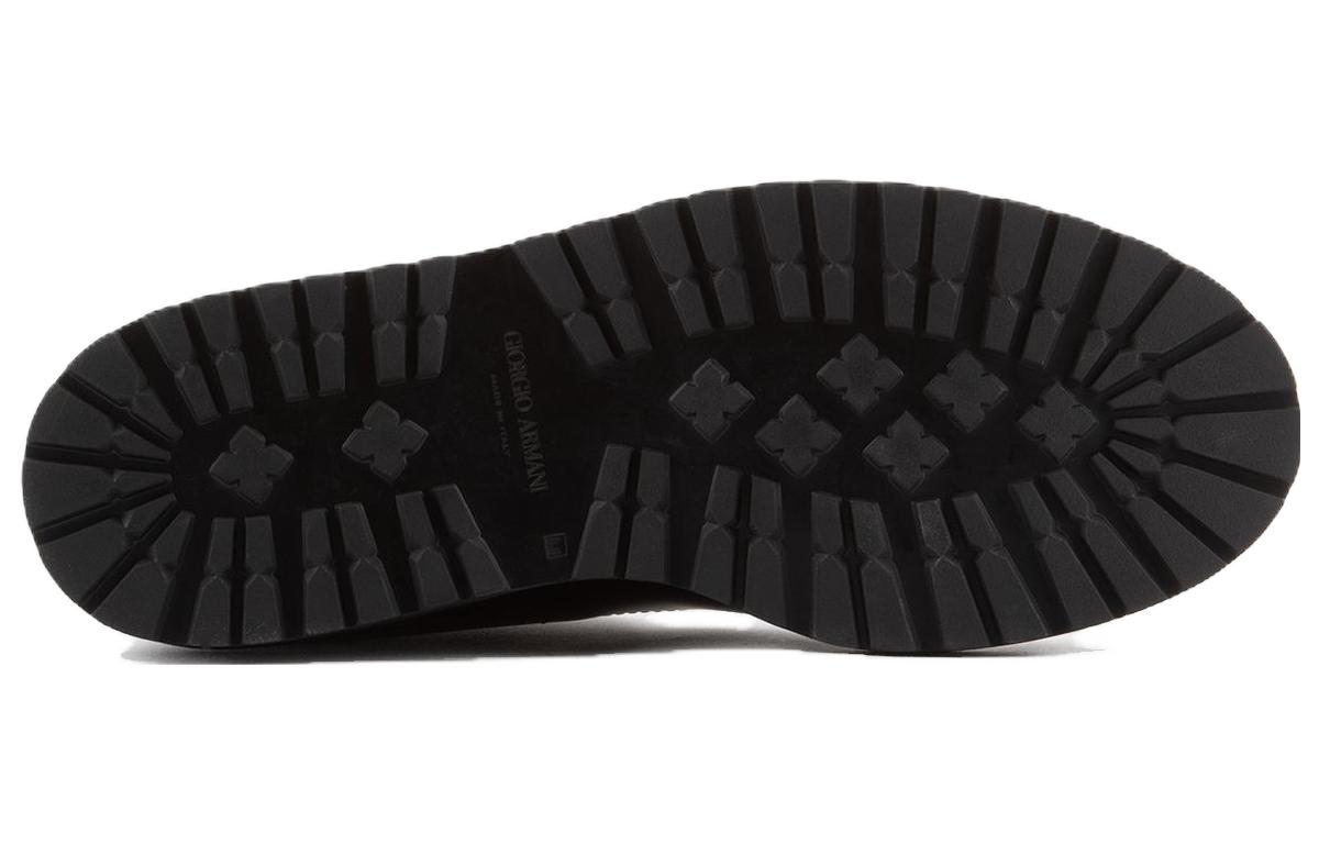 Shop 조르지오 아르마니 브라운 레더 첼시 부츠 X2M352XN9261K353