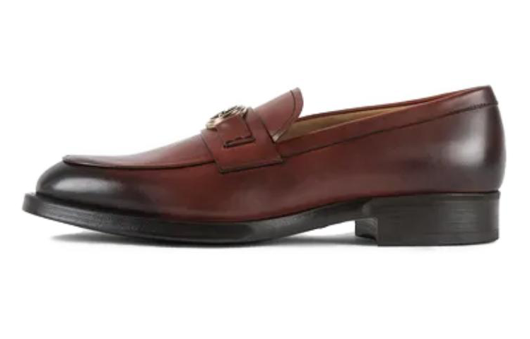 Giorgio Armani Leather Loafer 'Brown' X2A392XF222100163