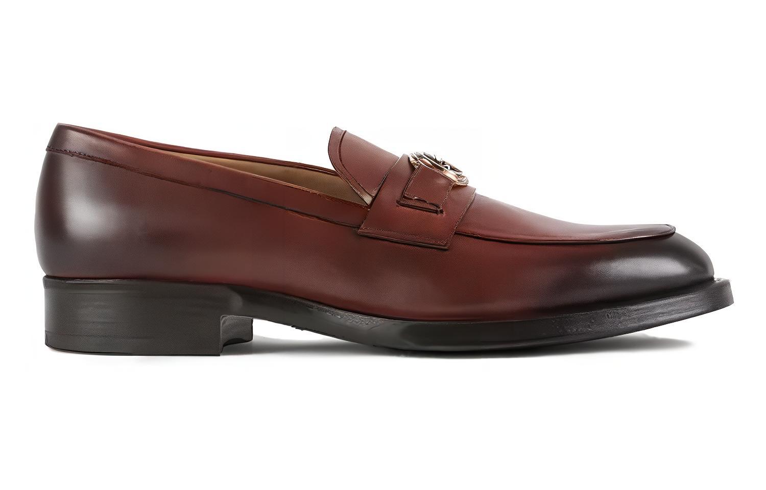 Order Giorgio Armani Leather Loafer 'Brown' X2A392XF222100163
