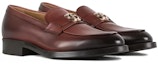 Shop Giorgio Armani Kasut Kulit Loafer 'Coklat' X2A392XF222100163