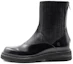 Buy Giorgio Armani Leather Short Boots 'Fashion Zipper Black' X2M355XN9341K001