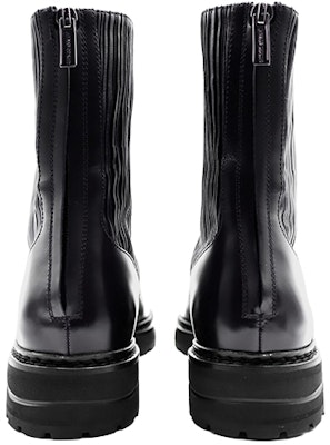 Giorgio Armani Leather Short Boots 'Fashion Zipper Black' X2M355XN9341K001 Lookbook Giorgio Armani Leather Short Boots 'Fashion Zipper Black' X2M355XN9341K001