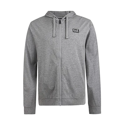 Giorgio Armani Logo Hoodie Gray - Stylish & Versatile 3HPM14-PJ7BZ-03905