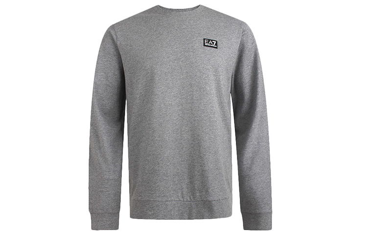 Giorgio Armani Logo Long-Sleeve Sweatshirt Grey 3HPM13-PJ7BZ-3905