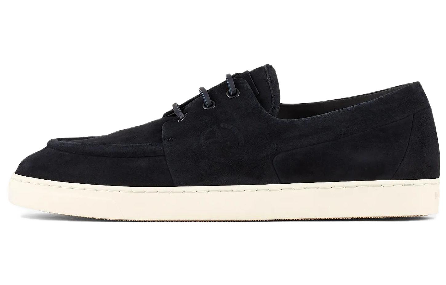 Giorgio Armani Low-Top Sneakers 'Black Velvet' X2X167XF686100005