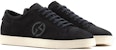 Giorgio Armani Low-Top Suede Sneaker 'Fesyen Hitam Serbaguna' X2X175XN9111E553