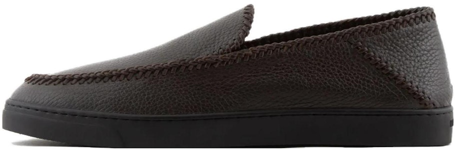 GIORGIO ARMANI 喬治阿瑪尼 皮革 簡約時尚 低幫 板鞋 男款 棕色 Buy GIORGIO ARMANI 喬治阿瑪尼 皮革 簡約時尚 低幫 板鞋 男款 棕色