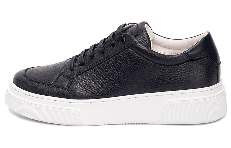 Giorgio Armani Low Top Lace-Up 'Black Leather' X2X177XN914M785