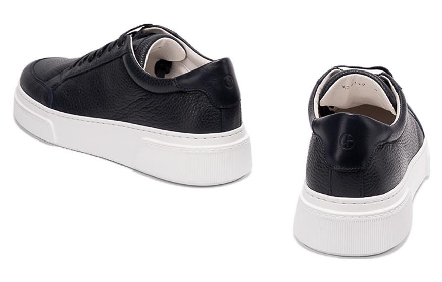 Purchase Giorgio Armani Low Top Lace-Up 'Black Leather' X2X177XN914M785