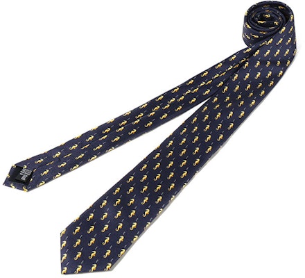 ジョルジオアルマーニ シーホースプリント ネイビーブルー カジュアルタイ 3602874R81300135 Lookbook ジョルジオアルマーニ シーホースプリント ネイビーブルー カジュアルタイ 3602874R81300135