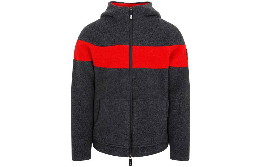 Giorgio Armani Slim-Fit Hoodie Zip Jacket Gray 6RSB81SJVEZF8SC