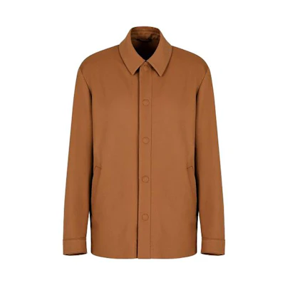 Giorgio Armani Solid Brown Single-Breasted Long Sleeve Blazer Jacket 1WGCC03P-T04FA-U6EC