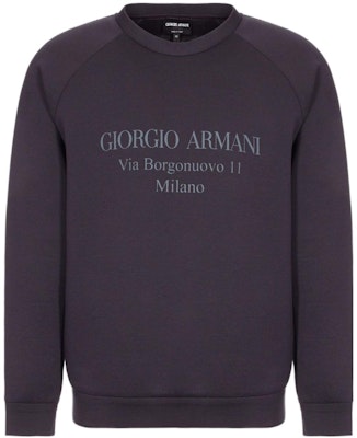 조르지오 아르마니 SS21 블루 코튼 로고 프린트 크루넥 스웨트셔츠 3GSM81-SJSXZ-UBVN Order 조르지오 아르마니 SS21 블루 코튼 로고 프린트 크루넥 스웨트셔츠 3GSM81-SJSXZ-UBVN