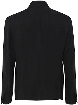 ジョルジオ アルマーニ SS22 ブラック シングルブレスト シャツジャケット 2SGGG0RZT00ABU8YQ Lookbook ジョルジオ アルマーニ SS22 ブラック シングルブレスト シャツジャケット 2SGGG0RZT00ABU8YQ