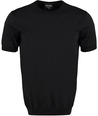 Giorgio Armani SS22 Camiseta Negra Cuello Redondo Corte Holgado. 3HSM38-SM63Z-UC99 Order Giorgio Armani SS22 Camiseta Negra Cuello Redondo Corte Holgado. 3HSM38-SM63Z-UC99