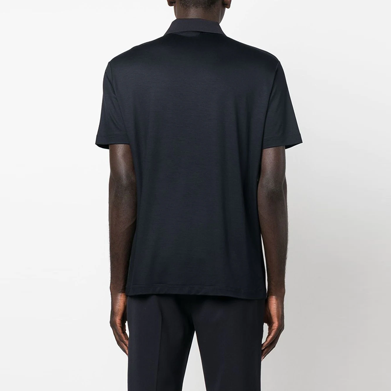 Details for GIORGIO ARMANI SS22 海軍藍刺繡標誌POLO衫 3LSF72-SJKLZ-UBWF
