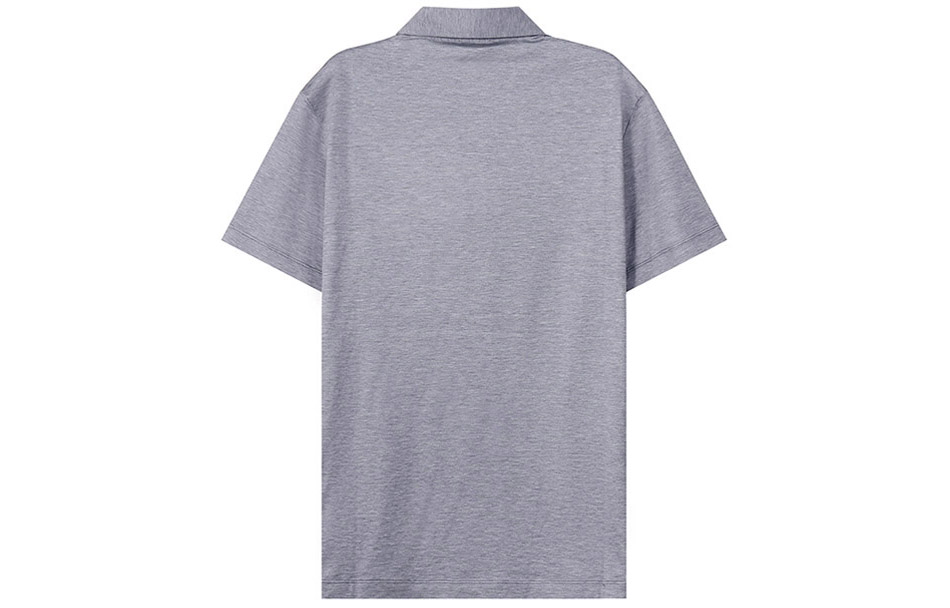Lookbook ジョルジオアルマーニ SS22 半透明グレー 半袖ポロシャツ 3KSF74-SJZHZ-U8EL