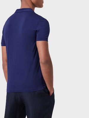 GIORGIO ARMANI SS22 Slim Fit Polo Shirt Biru Tua Navy 3GSF51-SJP4Z-UA3Z Purchase GIORGIO ARMANI SS22 Slim Fit Polo Shirt Biru Tua Navy 3GSF51-SJP4Z-UA3Z