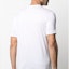 Shop Giorgio Armani SS22 Camiseta Blanca Holgada Logo Bordado Jacquard. 3HSM72-SJTKZ-U090