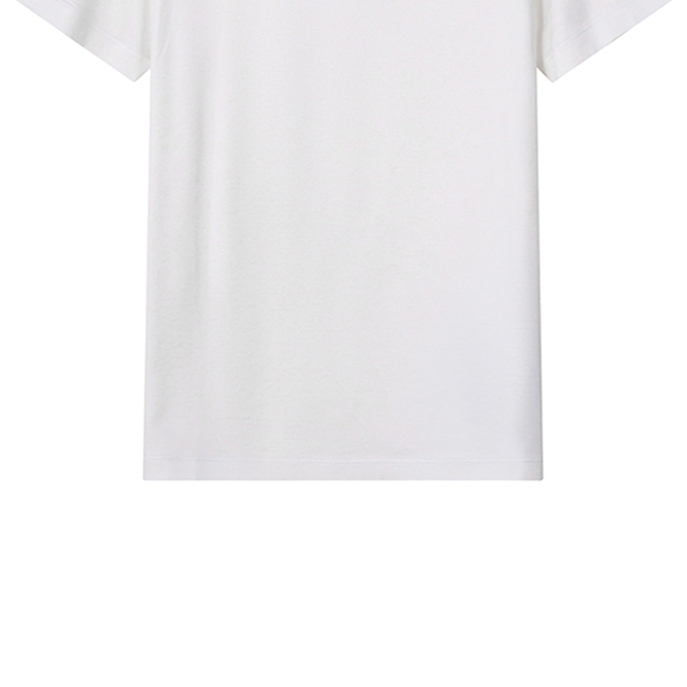 Sizing GIORGIO ARMANI SS22 Kaos Putih Transparan Lengan Pendek Leher Bulat. 3KSM77-SJZHZ-U13Q