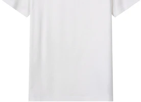 Sizing GIORGIO ARMANI SS22 白色純色圓領短袖T恤 3KSM77-SJZHZ-U13Q