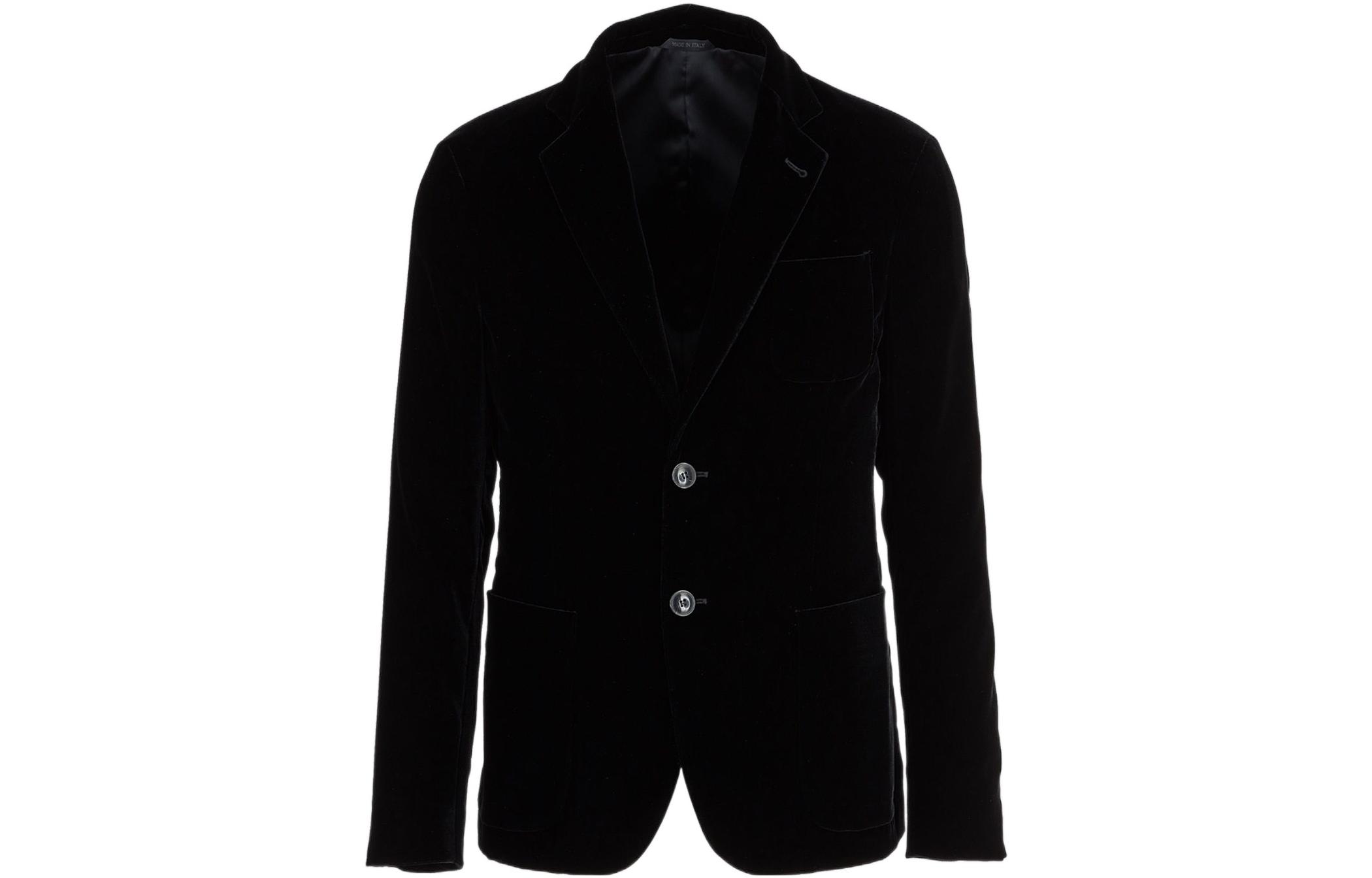 Giorgio Armani SS22 Black Diamond Quilted Blazer Jacket 8WGGG02AT0025-UC99