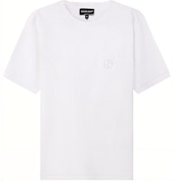 GIORGIO ARMANI SS22 White Cotton Crewneck Short Sleeve T-Shirt 3LSM72-SJXDZ-U090 GIORGIO ARMANI SS22 White Cotton Crewneck Short Sleeve T-Shirt 3LSM72-SJXDZ-U090