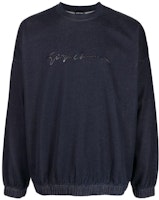 GIORGIO ARMANI SS23 Blue Crewneck Logo Pullover Sweatshirt 6LSM6HSD2VZUBUL GIORGIO ARMANI SS23 Blue Crewneck Logo Pullover Sweatshirt 6LSM6HSD2VZUBUL