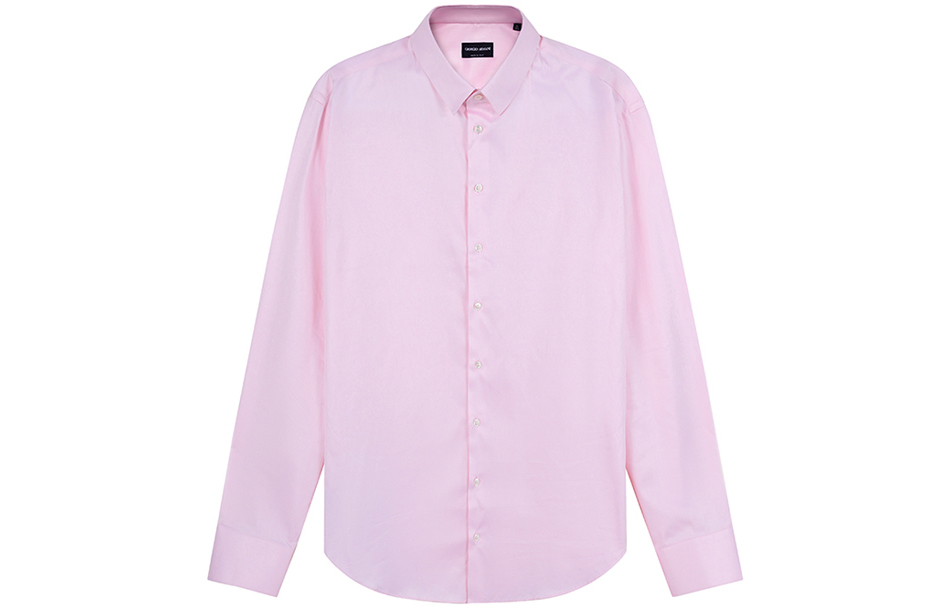Order GIORGIO ARMANI SS23 淡紫色純棉直筒長袖襯衫 8WGCCZMN-TZ064-UAMC