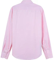 Lookbook GIORGIO ARMANI SS23 Light Lilac Solid Cotton Straight-Cut Long-Sleeve Shirt. 8WGCCZMN-TZ064-UAMC