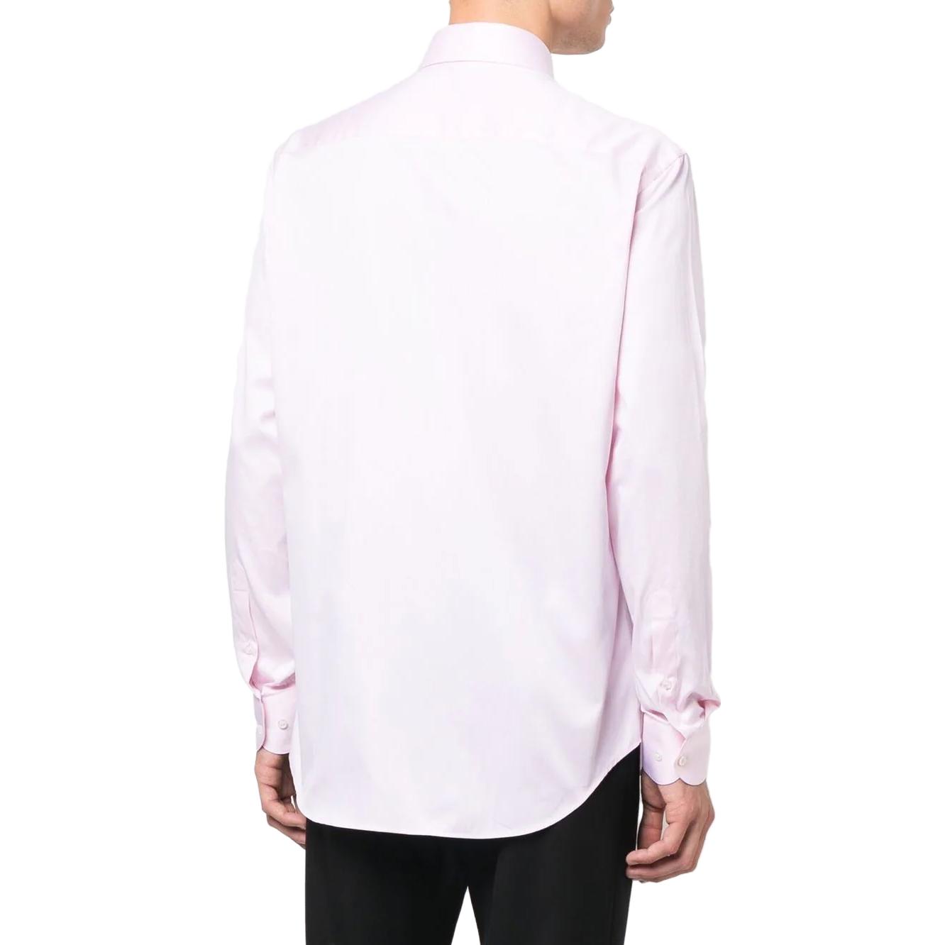 Purchase GIORGIO ARMANI SS23 淡紫色純棉直筒長袖襯衫 8WGCCZMN-TZ064-UAMC