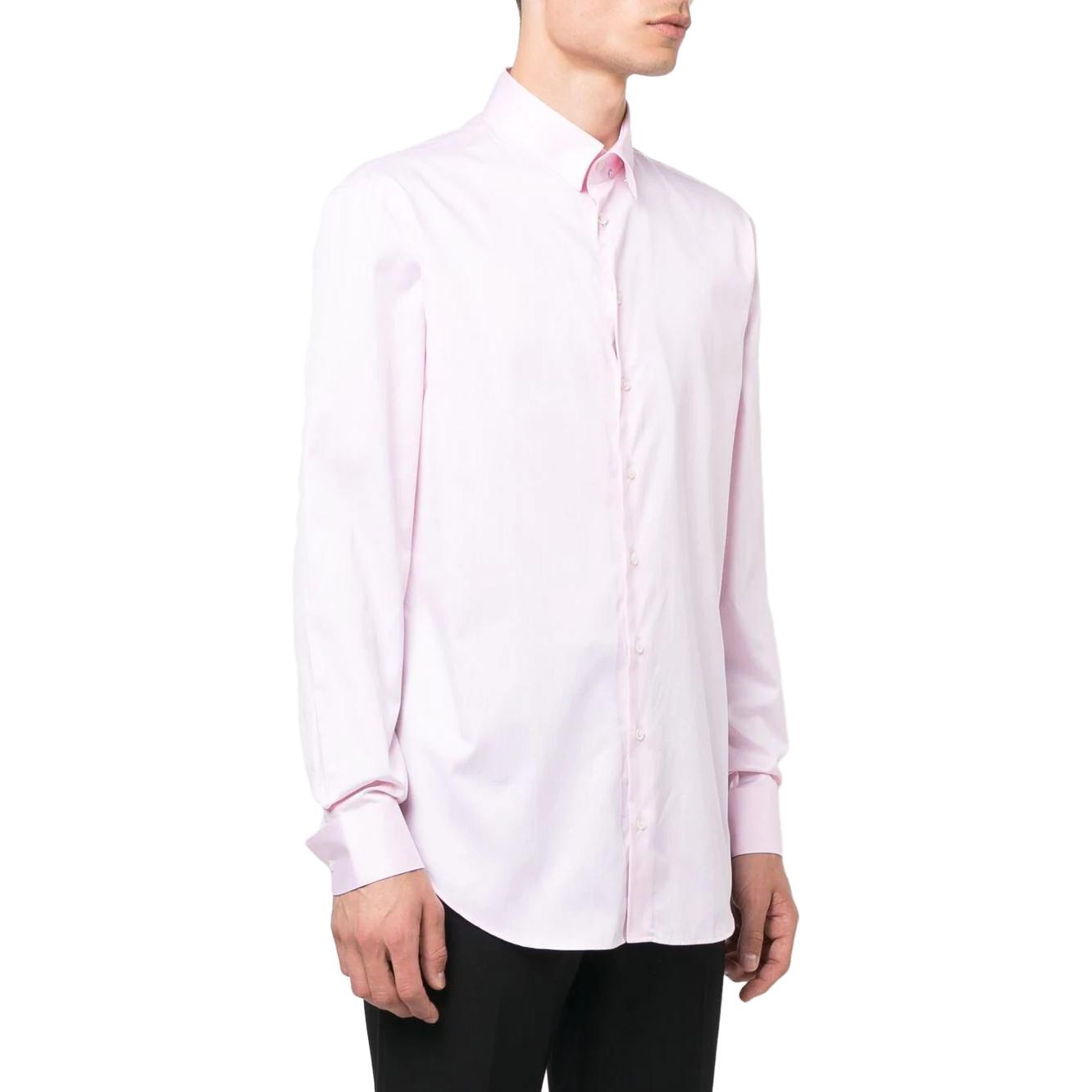 Details for GIORGIO ARMANI SS23 淡紫色純棉直筒長袖襯衫 8WGCCZMN-TZ064-UAMC