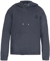 Giorgio Armani SS23 Navy Solid Color Pullover Hoodie Long Sleeve Sweatshirt 3RSM50-SJFFZ-UBQ3 Giorgio Armani SS23 Navy Solid Color Pullover Hoodie Long Sleeve Sweatshirt 3RSM50-SJFFZ-UBQ3