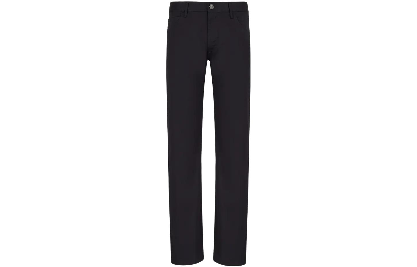 Giorgio Armani SS23 Straight-Leg Mid-Rise Dark Blue Jeans 6KSJ15SN69ZUBMF