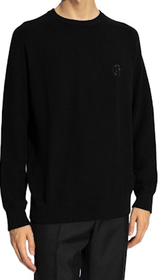 Giorgio Armani SS24 Suéter Negro con Logo Bordado. GM0002-78AF1-2315 Lookbook Giorgio Armani SS24 Suéter Negro con Logo Bordado. GM0002-78AF1-2315