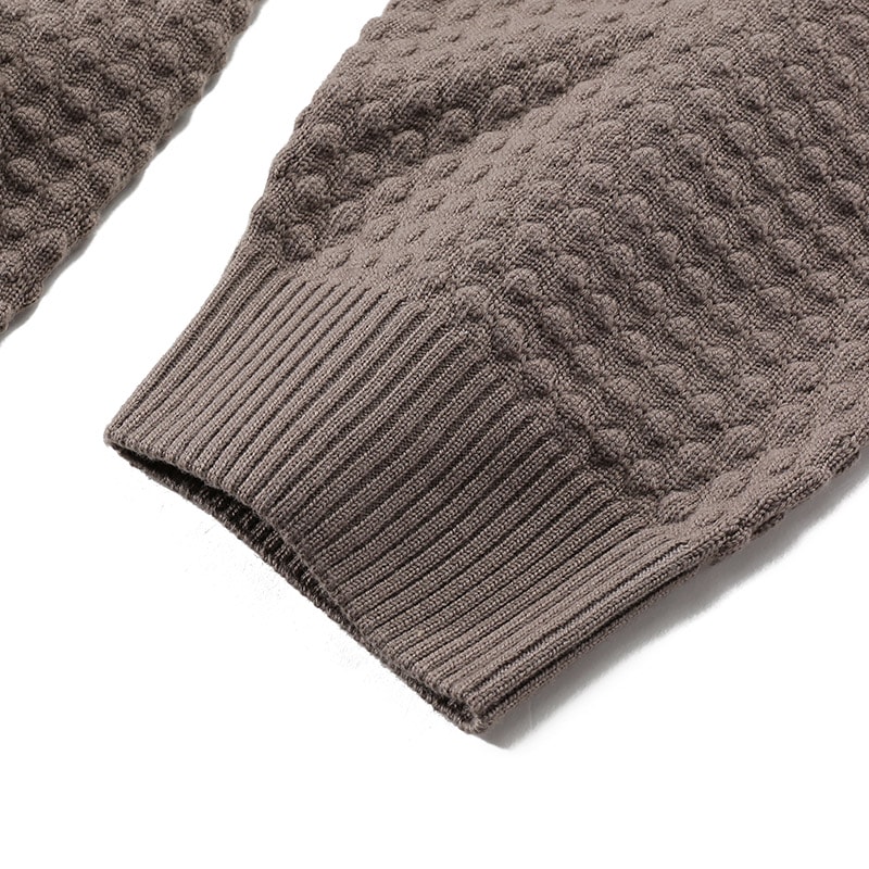 Sizing Giorgio Armani SS24 Coklat Kardigan Rajut Kolar Shawl. 6RSE04-SM22Z-U6EQ