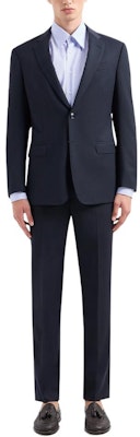 Giorgio Armani Traje Azul Marino Sólido de Primavera/Verano 2024 GM000007-TE10047-UB109 Lookbook Giorgio Armani Traje Azul Marino Sólido de Primavera/Verano 2024 GM000007-TE10047-UB109