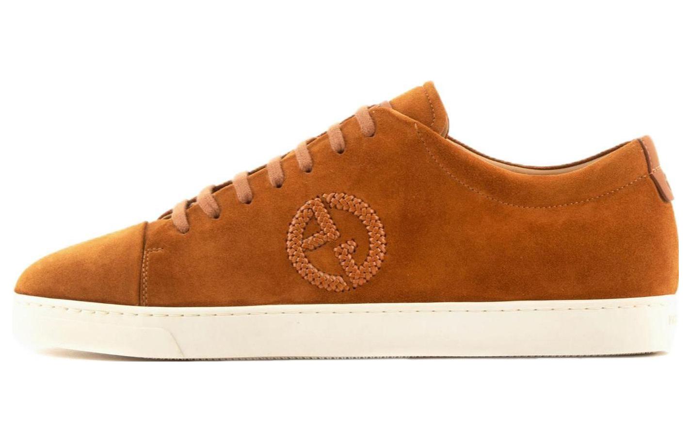Giorgio Armani Suede Low Top 'Brown' X2X175XN9111E997