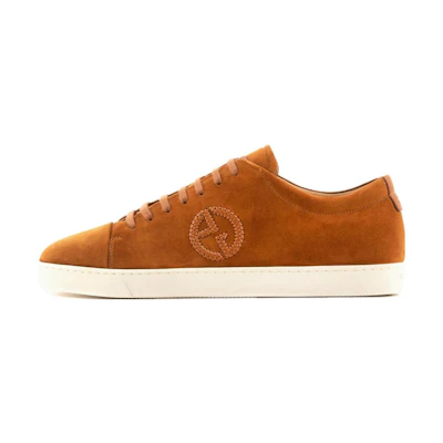 Giorgio Armani Suede Low Top 'Brown'