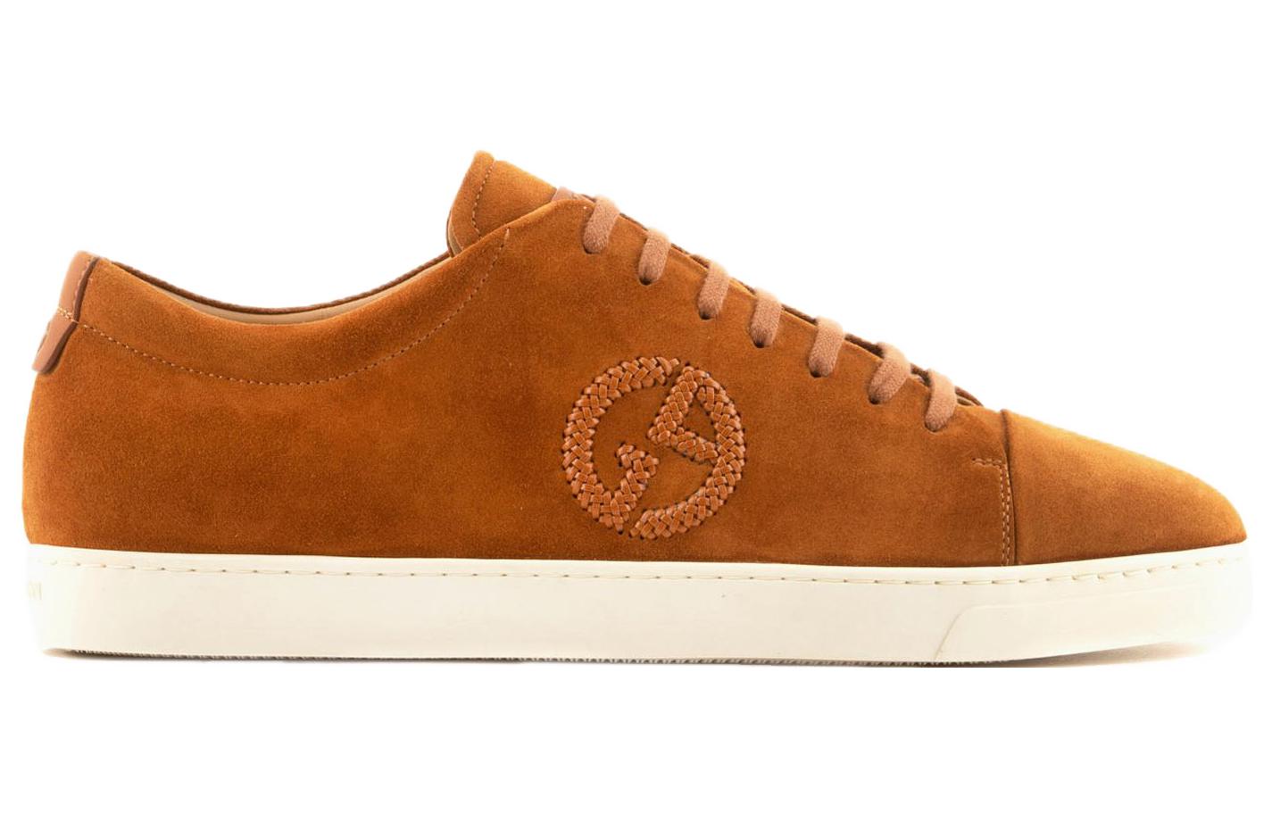 Order 조르지오 아르마니 브라운 스웨이드 로우탑 X2X175XN9111E997