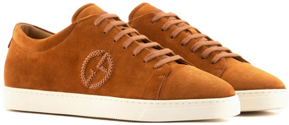 Giorgio Armani Suede Low Top 'Brown' X2X175XN9111E997 Lookbook Giorgio Armani Suede Low Top 'Brown' X2X175XN9111E997