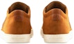 Shop Giorgio Armani Suede Low Top 'Coklat' X2X175XN9111E997