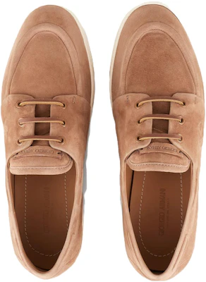 Giorgio Armani Suede Round Toe Low-Top Sneaker 'Brown' X2X167XF686100085 Shop Giorgio Armani Suede Round Toe Low-Top Sneaker 'Brown' X2X167XF686100085