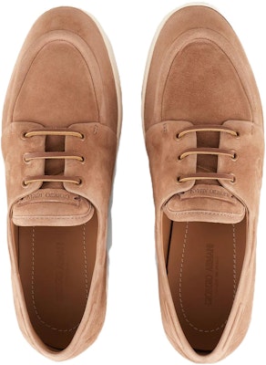 Giorgio Armani Suede Round Toe Low-Top Sneaker 'Brown' X2X167XF686100085 Shop Giorgio Armani Suede Round Toe Low-Top Sneaker 'Brown' X2X167XF686100085