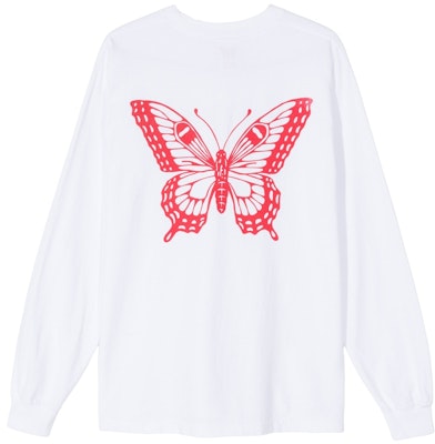 Girls Don't Cry Butterfly L/S T-Shirt White Order Girls Don't Cry Butterfly L/S T-Shirt White