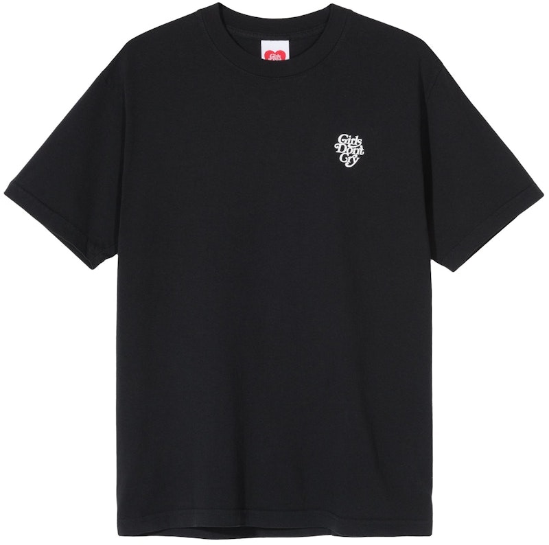 girls-don-t-cry-logo-t-shirt-black