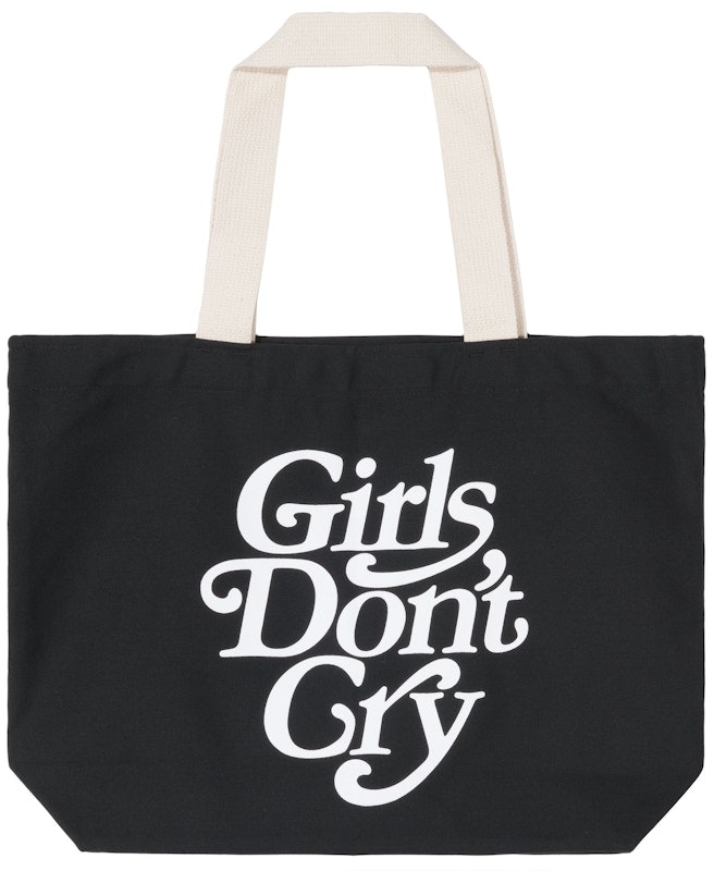 girls-don-t-cry-logo-tote-bag-black