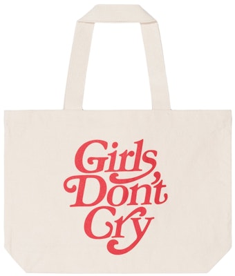 Girls Don't Cry Logo Tote Bag Natural Buy Girls Don't Cry Logo Tote Bag Natural