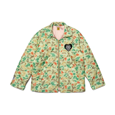 Girls Don’t Cry Human Made Camo Military Jacket with Heart & Logo Embroidery Unisex XX25JK004